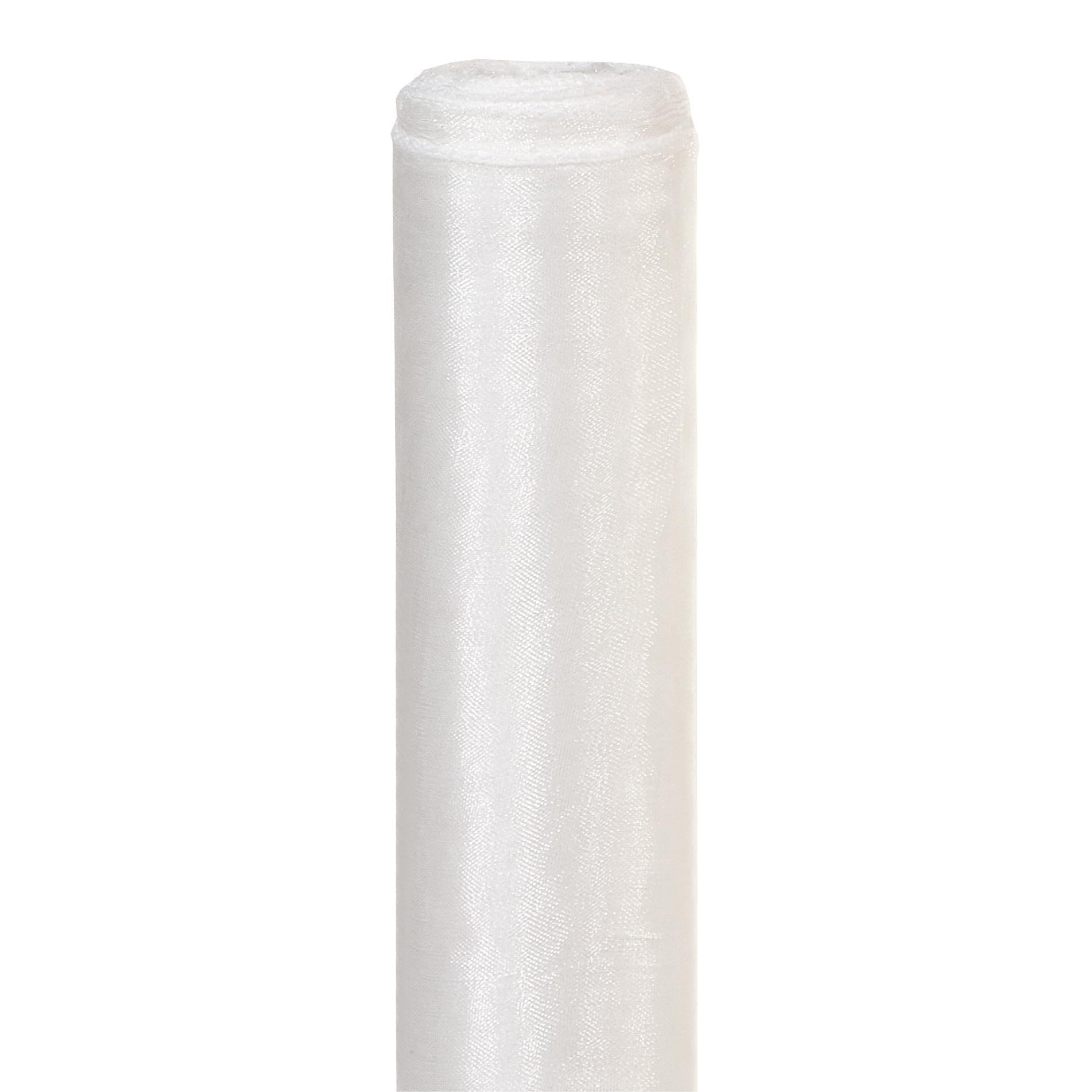 ROLLO ORGANZA 48CM. 10YD BIANCO