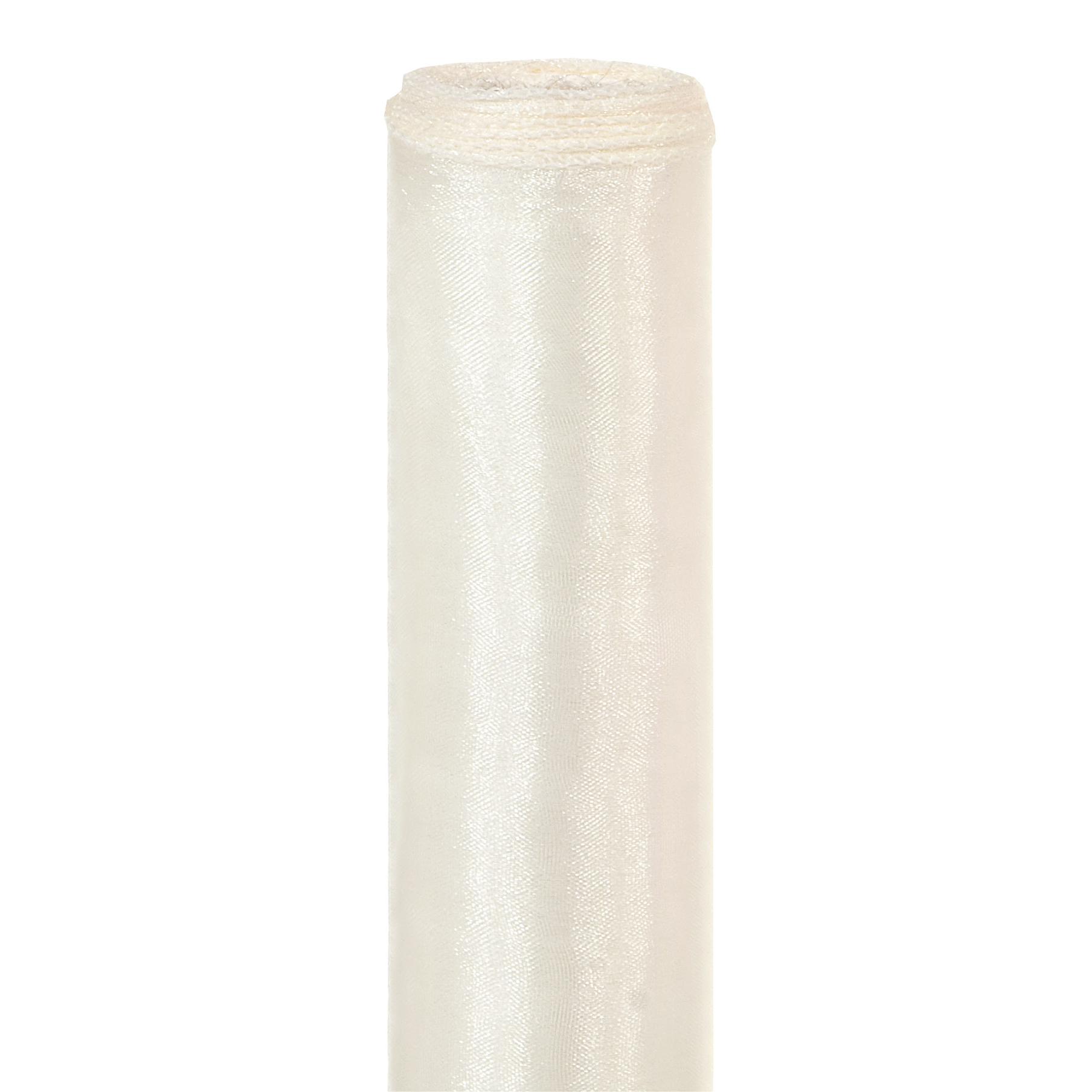 ROLLO ORGANZA 48CM. 10YD CREMA