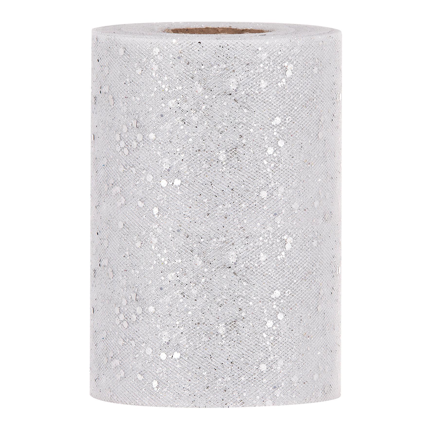 TULLE BRILLIANT 14CM. 50MT. ARGENTO