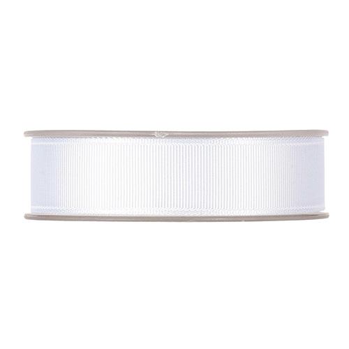 NASTRO GROS GRAIN 25MM. 20MT. WHITE