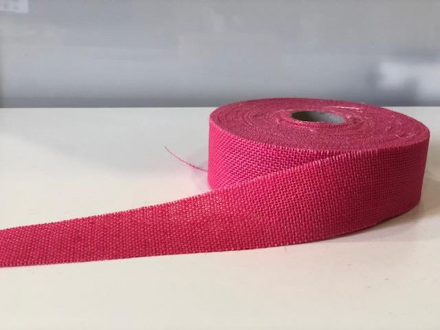 NASTRO JUTA CALCUTTA 5CM.25MT.FUXIA