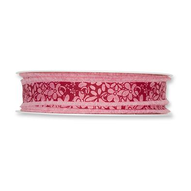 NASTRO FLOWERS 18MM.20MT. FUXIA