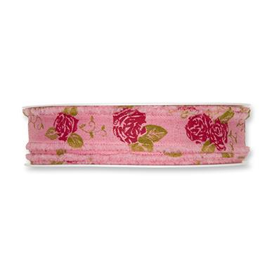 NASTRO ROSES 18MM.20MT. FUXIA