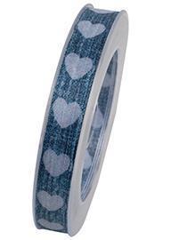 NASTRO CUORI 15MM. 20MT. BLUETTE
