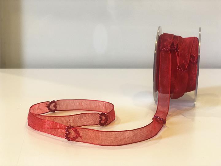NASTRO IN LOVE 10MM. 10MT. ROSSO