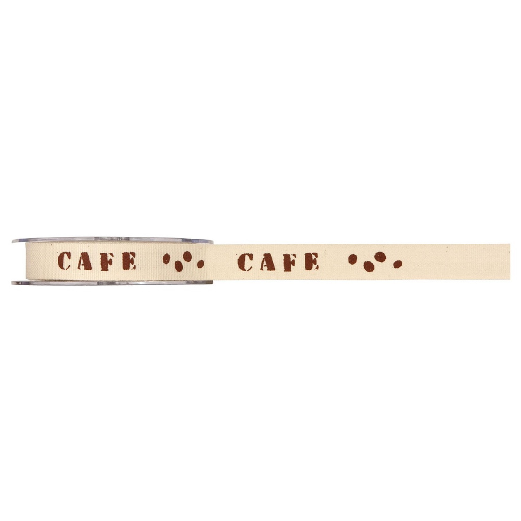 NASTRO COTONE CAFE' 10MM. 15MT. NATURAL