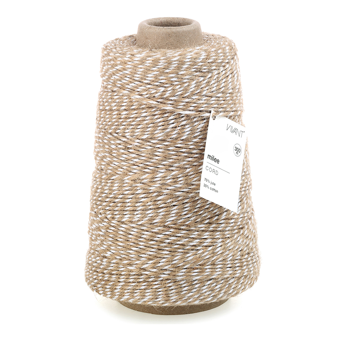 CORDINO MILEE 1,5MM. 300MT. NAT. E BIANCO