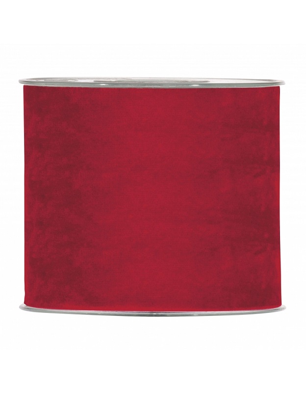 DOUBLE VELVET 100MM. 7MT. RED
