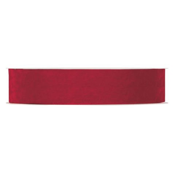DOUBLE VELVET 40MM. 30MT. RED