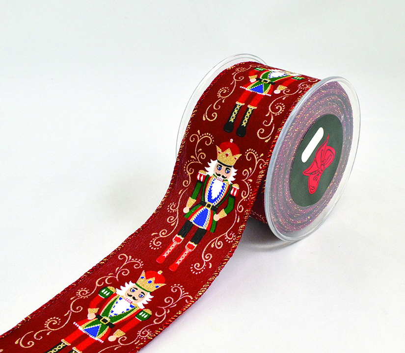 NASTRO SCHIACCIANOCI 6,7CM. X9MT. ROSSO