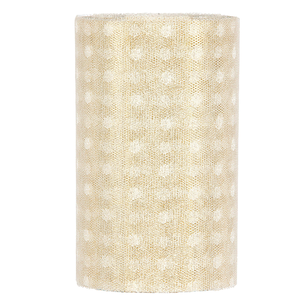 ROTOLO SHINING DOTS 140MM. 25MT. CREAM