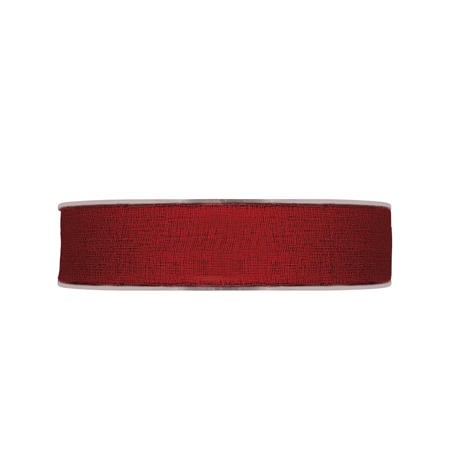 NASTRO LINO 25MM. X25MT. BORDEAUX