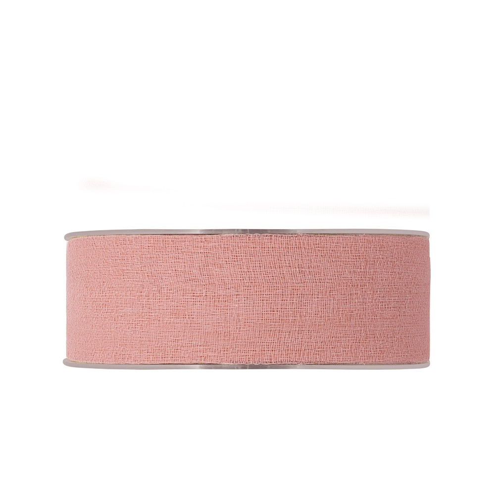 NASTRO LINO 40MM. X25MT. ROSA ANT.