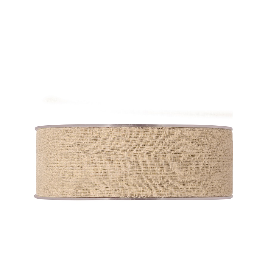 NASTRO LINO 40MM. X25MT. NATURALE