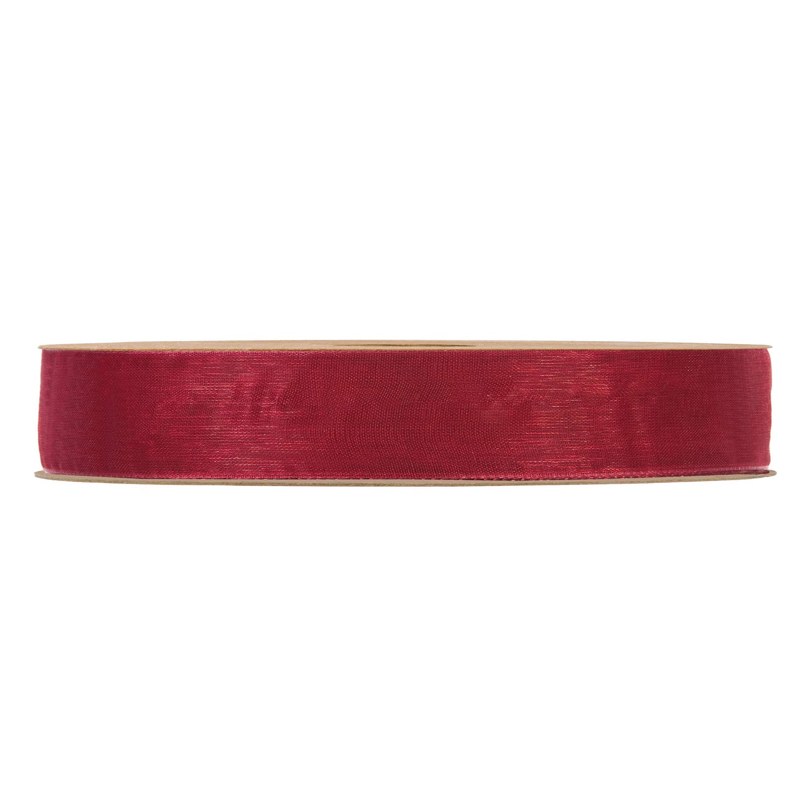 NASTRO ORGANZA MATT 15MM. 50MT. BORDEAUX