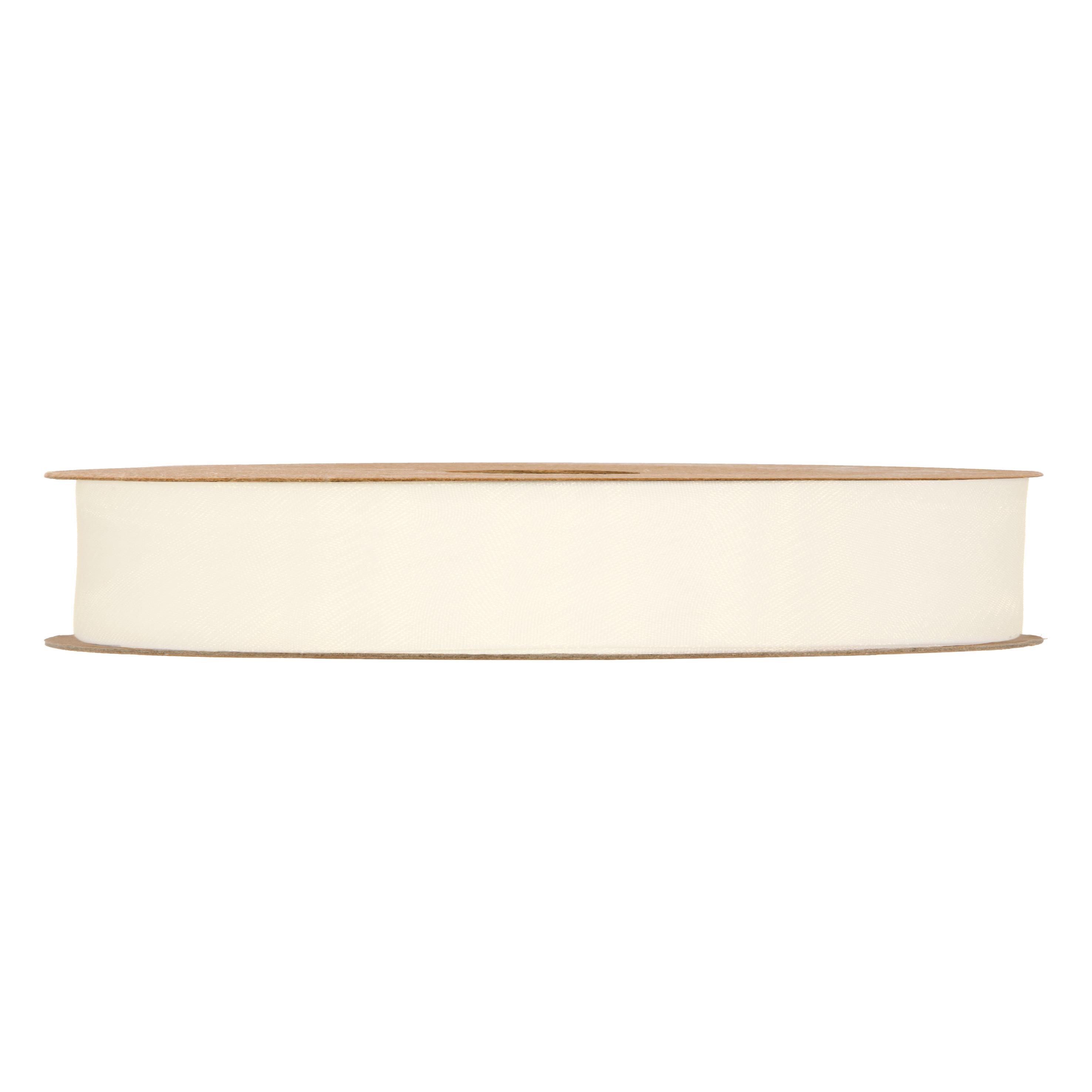 NASTRO ORGANZA MATT 15MM. 50MT. PERLA