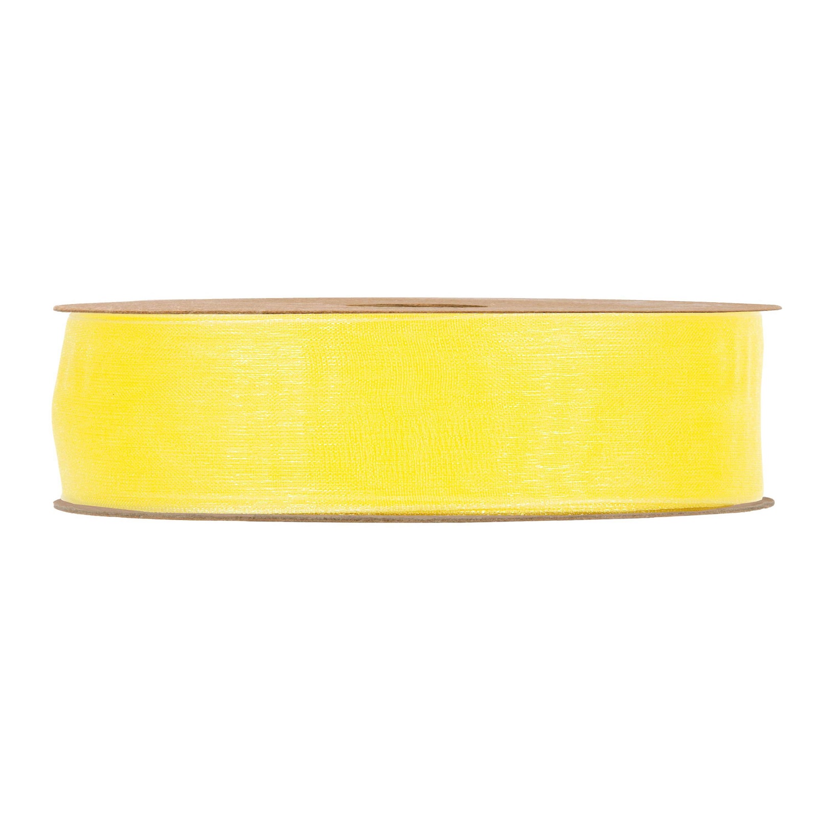 NASTRO ORGANZA MATT 25MM. 20MT. GIALLO