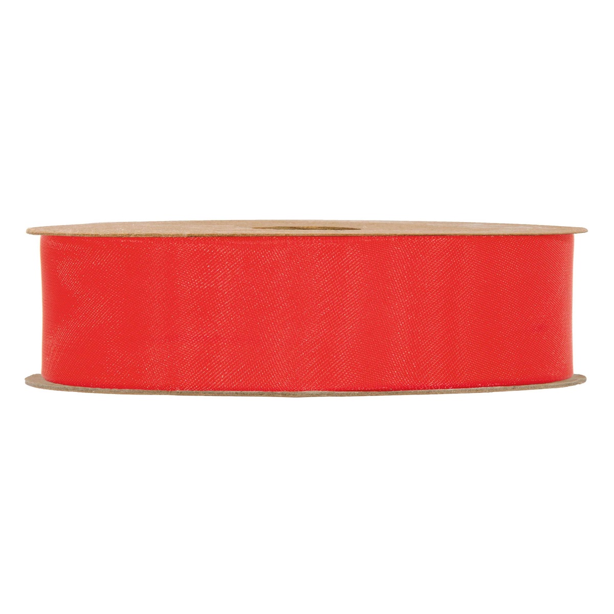 NASTRO ORGANZA MATT 25MM. 20MT. ROSSO