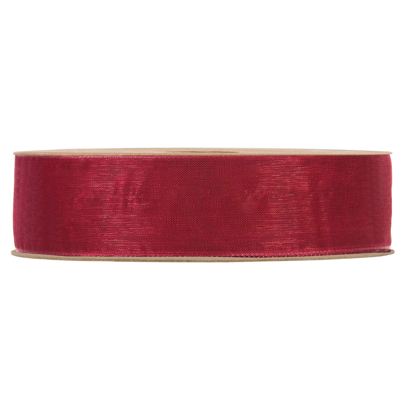 NASTRO ORGANZA MATT 25MM. 20MT. BORDEAUX