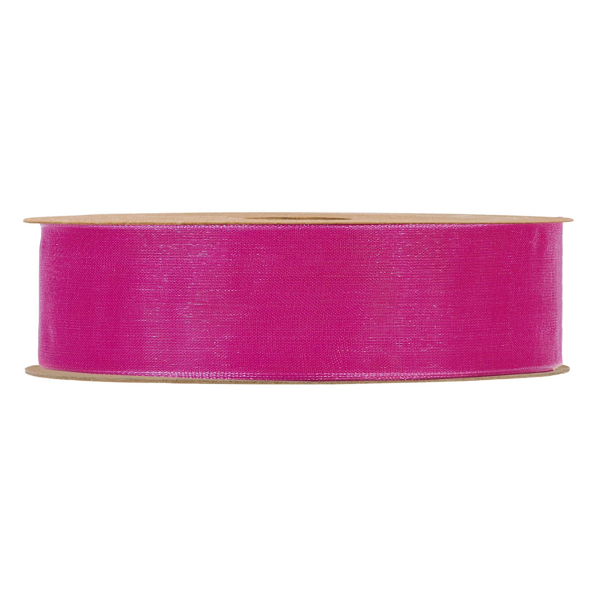 NASTRO ORGANZA MATT 25MM. 20MT. FUCHSIA