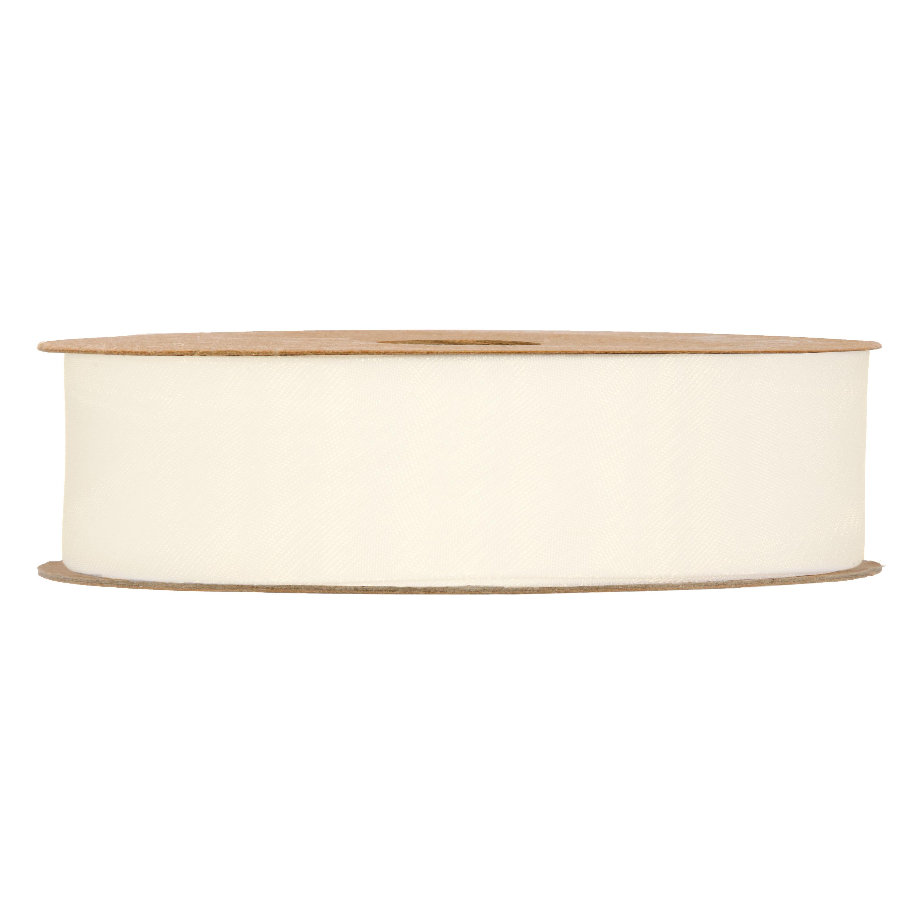 NASTRO ORGANZA MATT 25MM. 20MT. PERLA