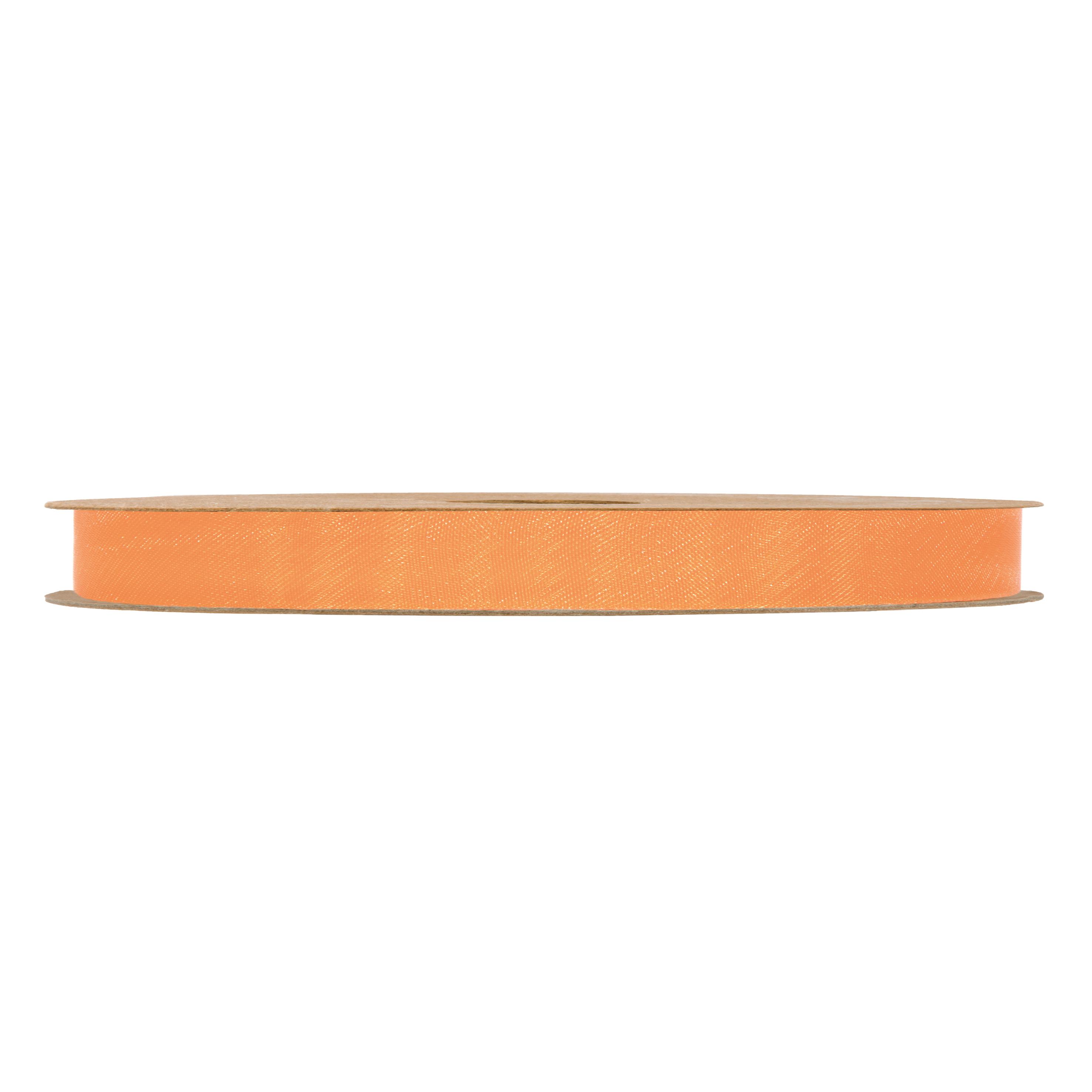 NASTRO ORGANZA MATT 10MM. 50MT. ARANCIO