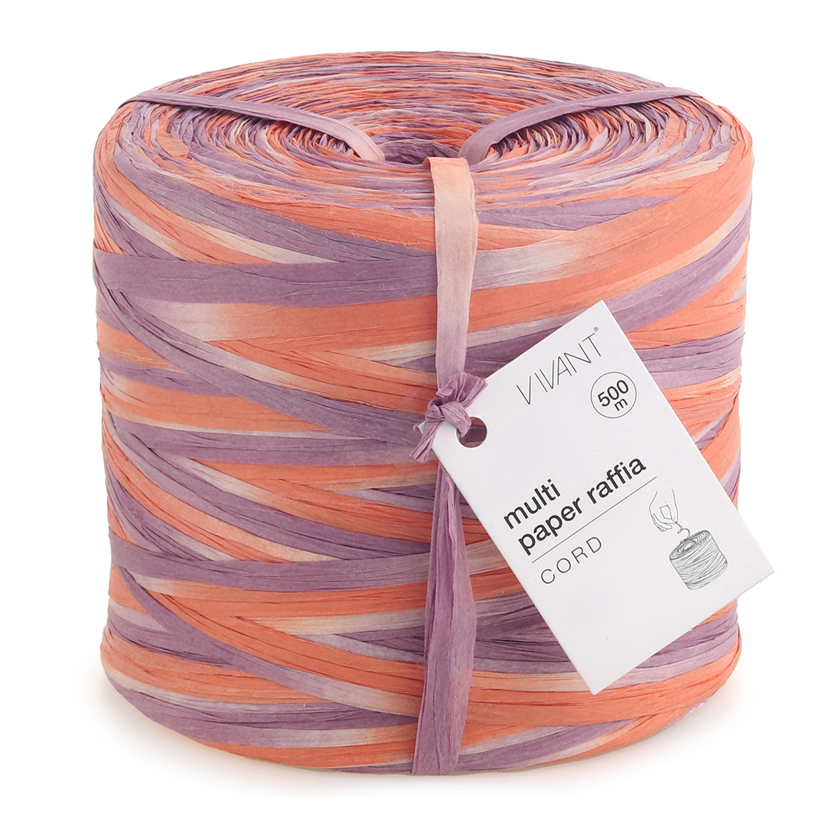 RAFFIA MULTI PAPER 5MM. X500MT. LILLA