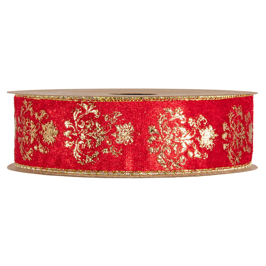 NASTRO LILIBETH 40MM. 10MT. ROSSO