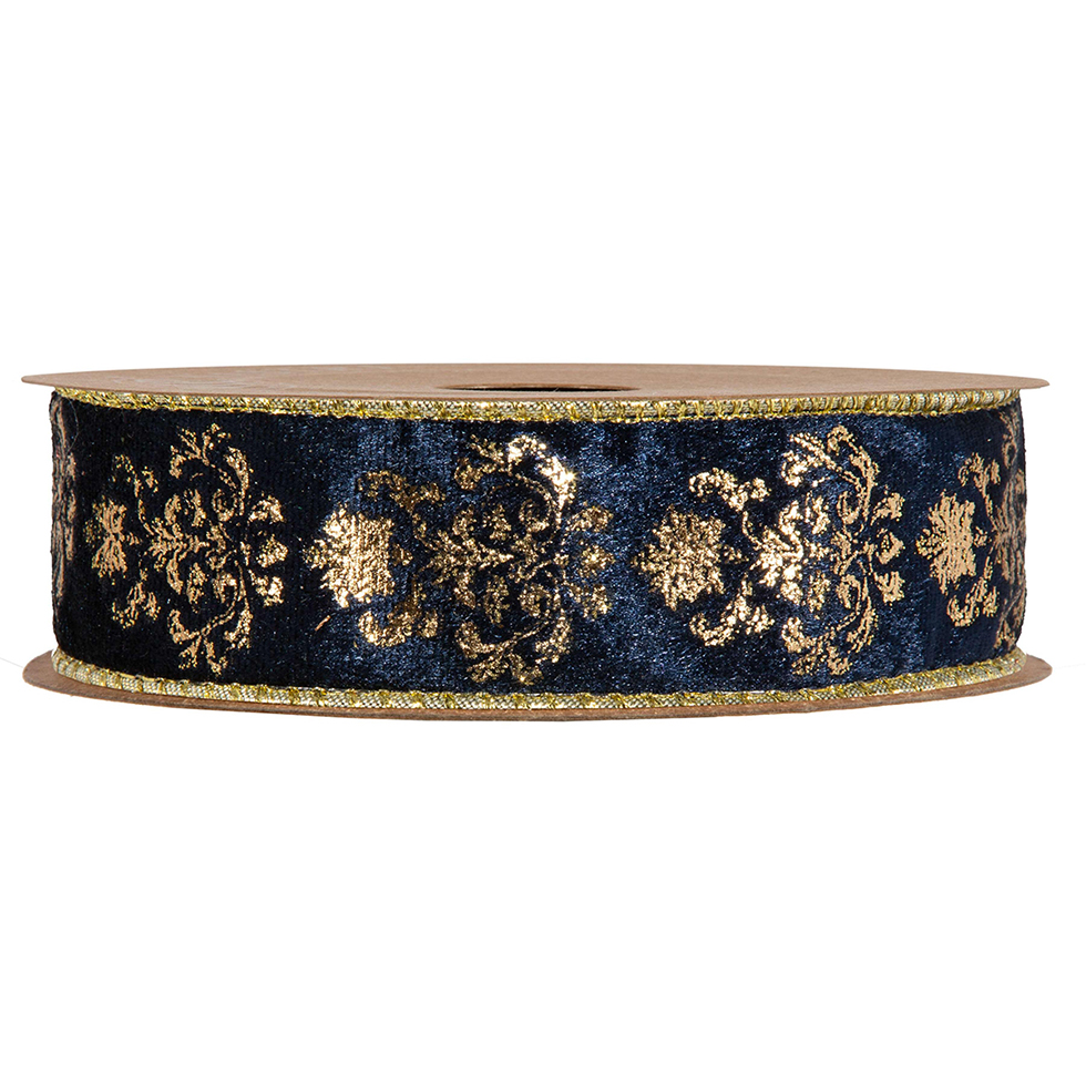 NASTRO LILIBETH 40MM. 10MT. BLU NOTTE