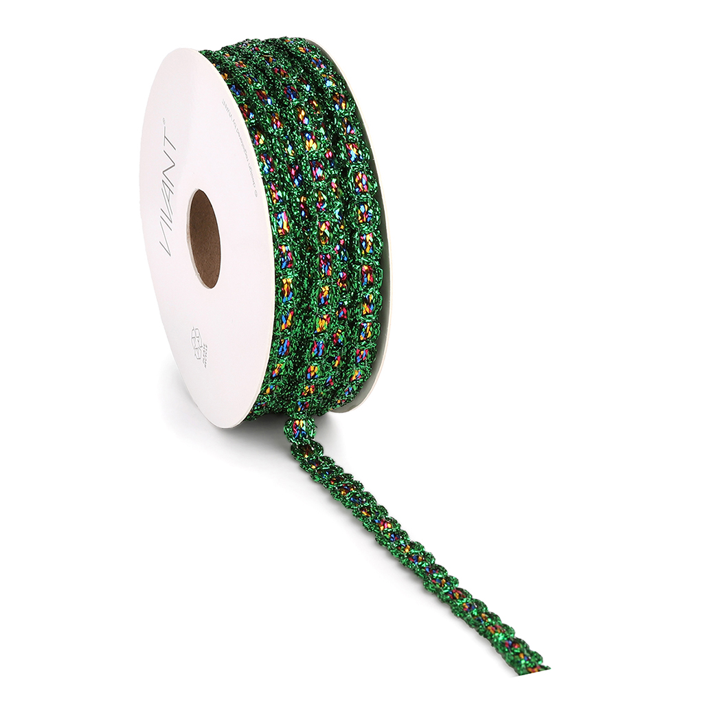NASTRO CHRIS 9MM. 15MT. VERDE PINO