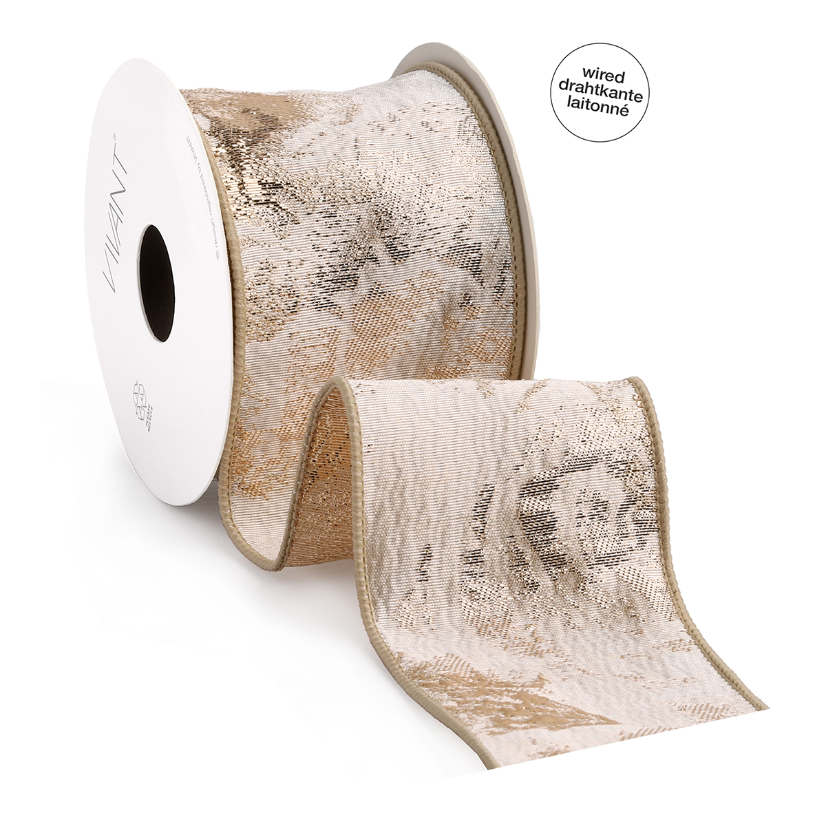 NASTRO FLORIZE 70MM. 5MT. CREMA