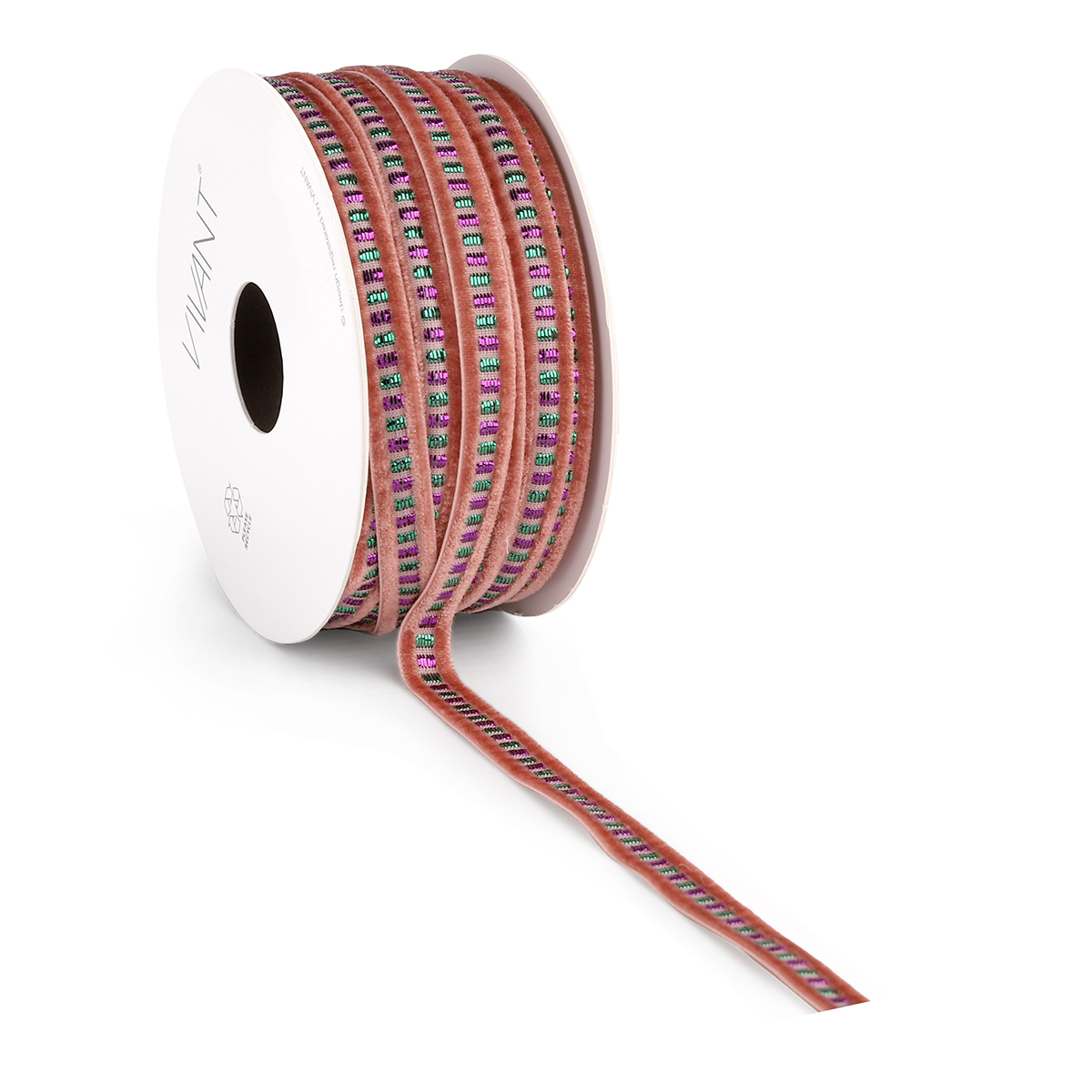 NASTRO PIXIE 9MM. 15MT. ROSA ANT. SC.
