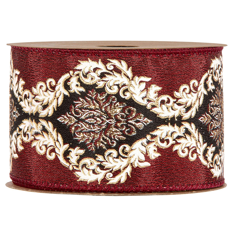 NASTRO CRIMSON ROYALE 63MM. 10MT. ROSSO
