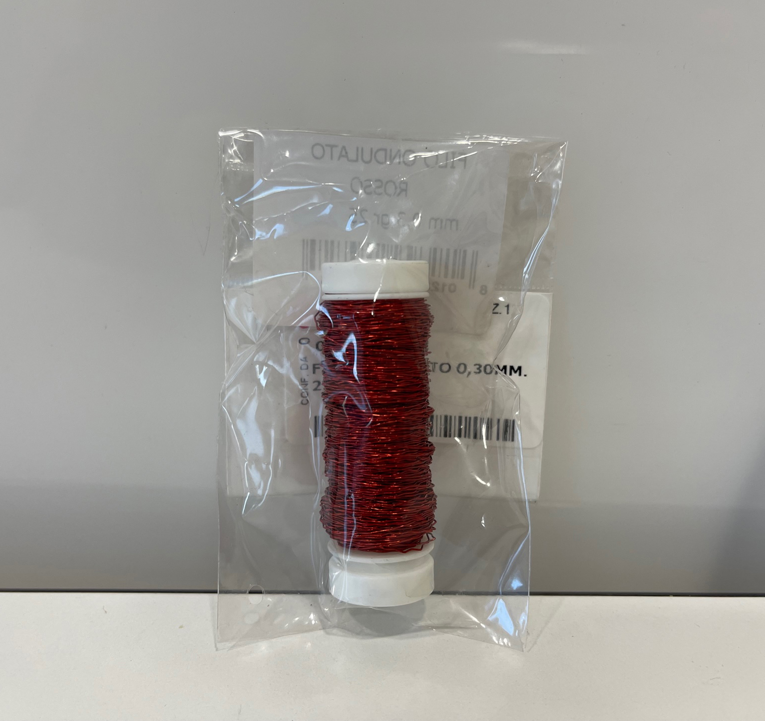 FILO ONDULATO 0,30MM. 25GR.ROSSO
