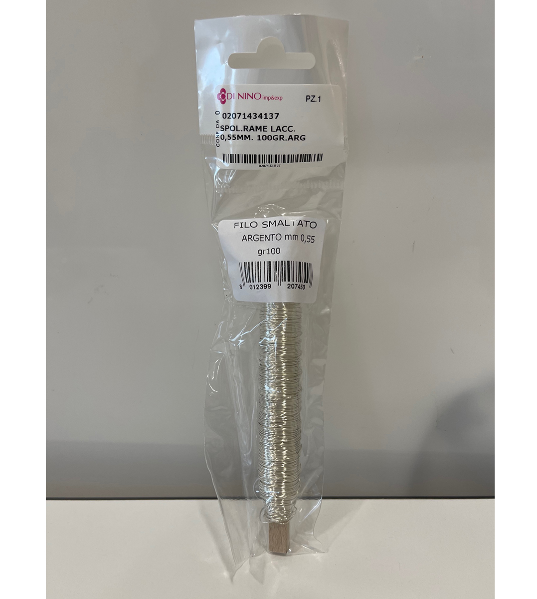 SPOL.RAME LACC. 0,55MM. 100GR. ARGENTO