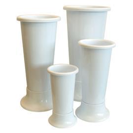 PORTAFIORI IDEAL D22 H50CM. BIANCO