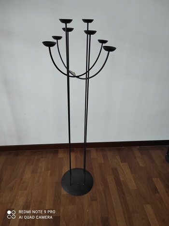 CANDELIERE TERRA H130CM. RUGG.SPECIALE