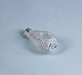 LAMPADA MINI MET. 10PZ. 5CM.SILVER