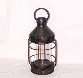 LANTERNA METALLO H.44,5CM.COPPER
