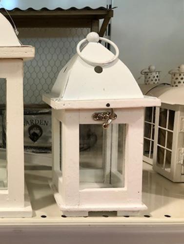 LANTERNA TETTO CUPOLA H23 11,5X11,5CM. BIANCO