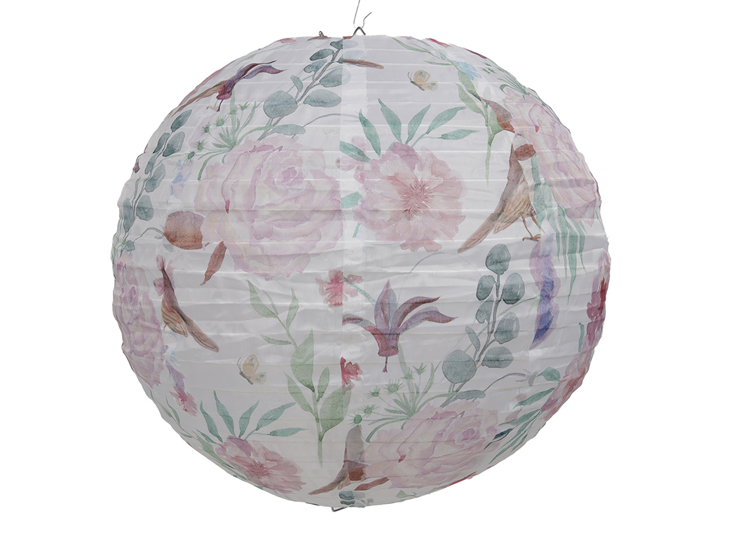 LANTERNA STOFFA D30 E 20X42CM. 2PZ.MISURE ASS.