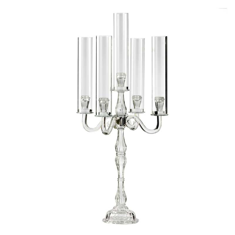 CANDELIERE 5 FIAMME H80 D31CM.