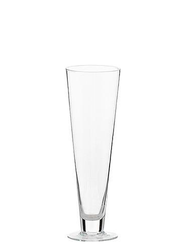 VASO CONO CON PIEDE D10,5 H50CM.