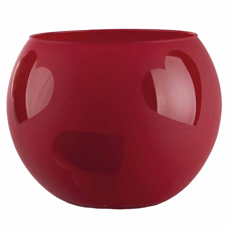 SFERA D16 H13,5CM. ROSSO A CUORI