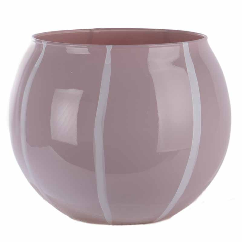 SFERA D16 H13,5CM. CIPRIA E BIANCO