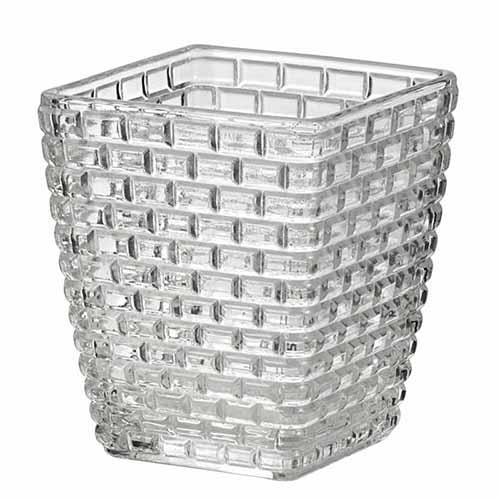 BICCH.QUAD. MATTONE H9,6 8,2X8,2CM.