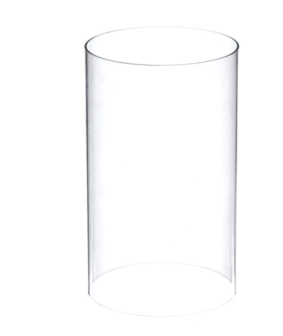 CILINDRO PARAFIAMME VETRO D7 H30CM. DOPPIO FORO