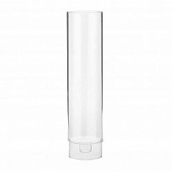CILINDRO DOPPIO FORO D6,5 H25 C/BASE VETRO