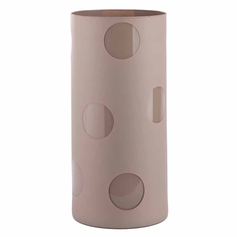 CILINDRO H40 D15CM. POIS LUC. ECRU'