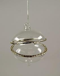 KUGEL GLAS OFFNEN D9CM. KLAR/SILVER